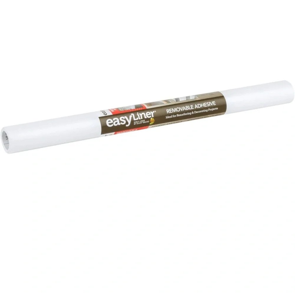 Duck Brand EasyLiner Adhesive Surfaces, 20 in x 15 ft, Clear, 25 Sq. Lot Of 2